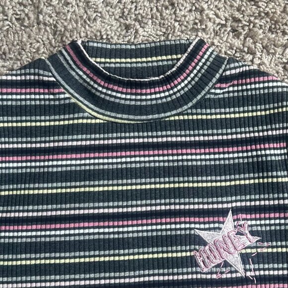 Jennyfer Ribbed Striped Bodycon Dress - XS - Picture 2 of 4